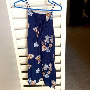 Floral embroidered Swing Dress